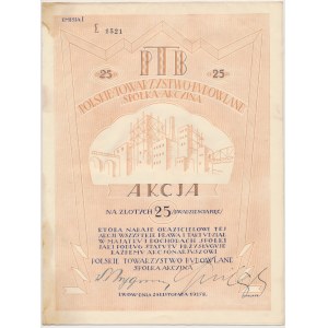 Poľská stavebná spoločnosť, Em.1, 25 zl 1927
