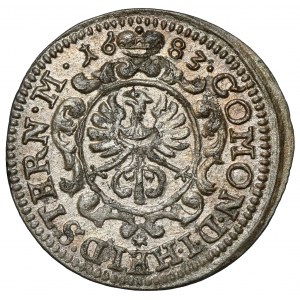 Slezsko, Christian Ulrich, 1 krajcar Olesnica 1683