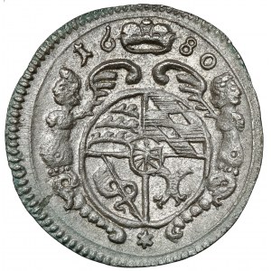 Silesia, Chrystian Ulryk, Greszel 1680, Olesnica - cross