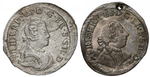 Silesia, Frederick II the Great, 2 gröschel 1748-1749 AHE, Wrocław