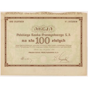 Polski Bank Przemysłowy, 100 zł 1926