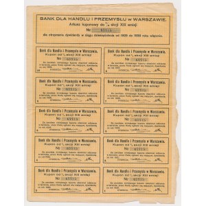 Bank für Handel und Industrie, Em.13, 1/4 Aktie zu 25 £ 1928