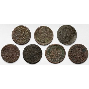 John II Casimir, Crown and Lithuanian Boratines - set (7pcs)