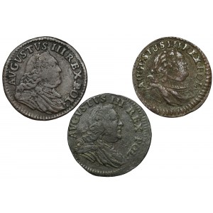 August III Sas, Szelągi 1751-1753 (3szt)