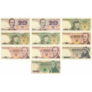 PRL, sada bankovek (10 kusů)