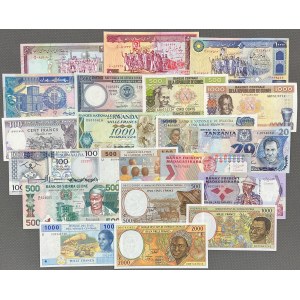 Afryka i Bliski Wschód, zestaw banknotów MIX (20szt)