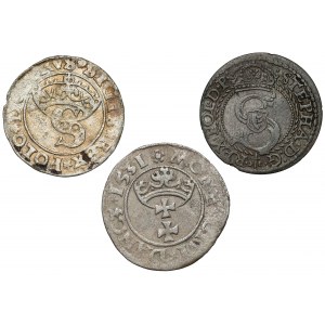 Sigismund I the Old and Stefan Batory, set of shekels (3pcs)