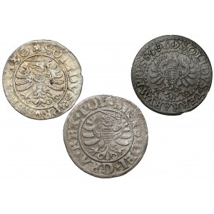 Sigismund I the Old and Stefan Batory, set of shekels (3pcs)