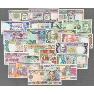 Africa and Near East - banknotes lot (20pcs)