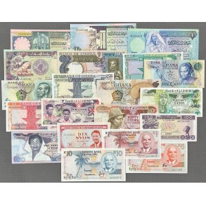 Afryka, zestaw banknotów MIX (20szt)