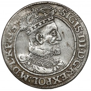 Sigismund III Vasa, Ort Gdansk 1618 - Ahornblatt