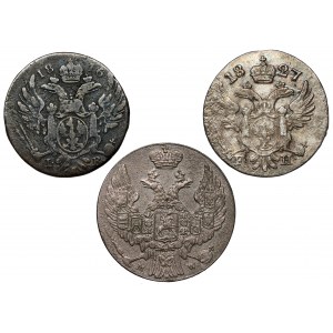 5-10 groszy 1816-1840, zestaw (3szt)