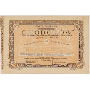 CHODORÓW..., Em.2, 5x 100 zł 1928