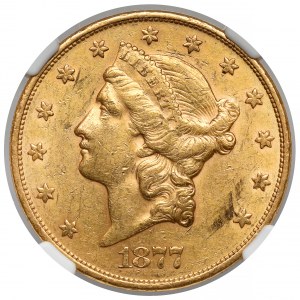 USA, 20 dolárov 1877-S