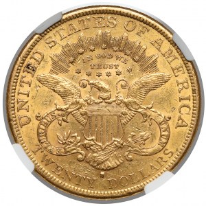 USA, 20 dolarů 1877-S