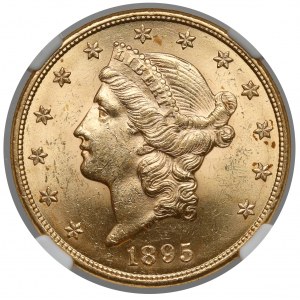 USA, 20 dolarů 1895