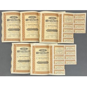 Warszawskie Tow. Fabryk Cukru, Em.3, 100 zl 1937 (5 ks)