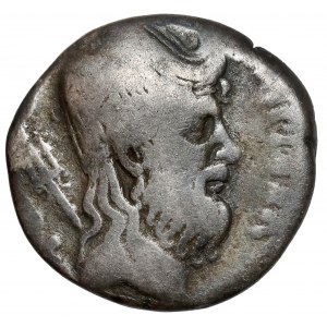 Pompejusz Sekstus (37-36 p.n.e.) Denar - ex. David Hendin