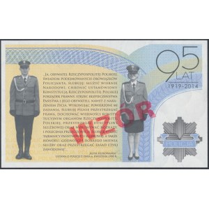 PWPW 95th Anniversary of the Polish Police 1919-2014 - MODEL