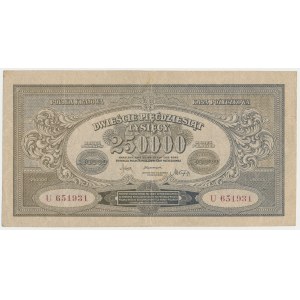 250.000 mkp 1923 - U - široké číslovanie