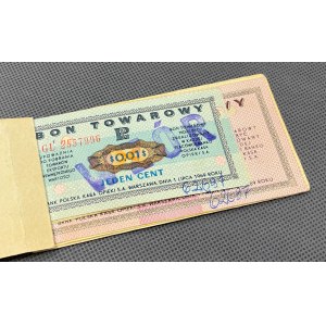 Pewex MODELS 1 cent - $100 1969 - Originalheft
