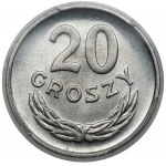 20 pennies 1957 - narrow date