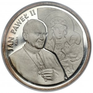 Vzorka SILVER 200 000 zlatých 1991 Ján Pavol II - Matka Božia