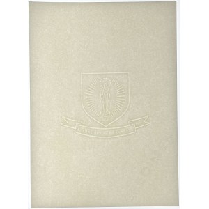PWPW paper with watermark - Coat of arms of Fr. Marianas - SPECIMEN
