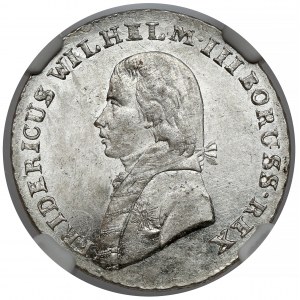 Śląsk, Fryderyk Wilhelm III, 4 grosze 1802-B, Wrocław