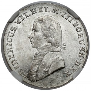 Sliezsko, Fridrich Viliam III, 4 grosze 1802-B, Wrocław