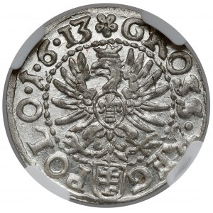 Zygmunt III Waza, Grosz Kraków 1613 - piękny