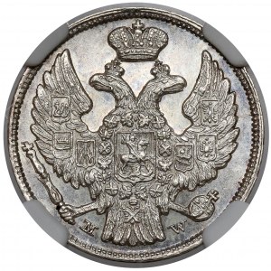 15 kopejok = 1 zlotý 1837 MW, Varšava