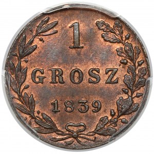 1 grosz 1839 MW, Varšava