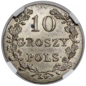Novemberaufstand, 10 groszy 1831 KG - gebogene Pfoten