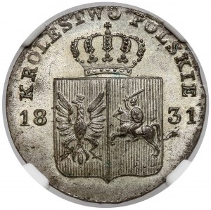 November Uprising, 10 pennies 1831 KG - paws bent