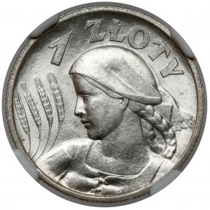 Kobieta i kłosy 1 złoty 1925