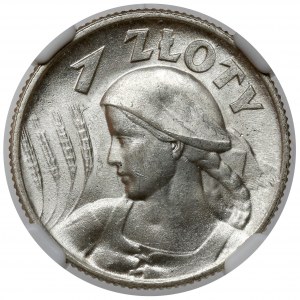 Kobieta i kłosy 1 złoty 1925