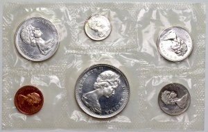 Canada, 1966 annual set - from 1 cent to 1 dollar