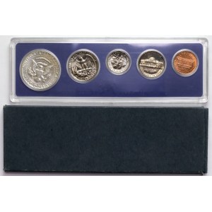 USA, 1967 Jahressatz - von 1 Cent bis 1/2 Dollar