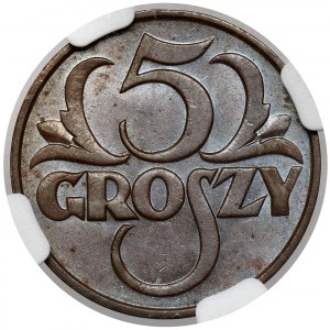 5 groszy 1931 - rocznik rzadki w ładnym stanie