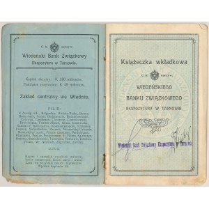 Tarnow, Contribution Booklet of the Vienna Union Bank of Exposition