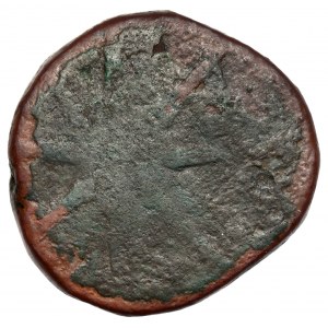 Griechenland, Pont, Zeit von Mithridates VI (~130-100 v. Chr.) AE25 - gegengestempelt