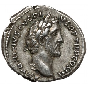 Antoninus Pius (138-161 n. l.) Denár - ITÁLIE - vzácný