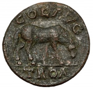 Trebonian Gallus (251-253 n.e.) AE20, Alexandria, Troas