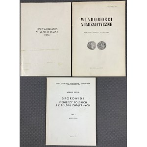 Numismatic News, Numismatic Report, Kopicki Ch.1 (3pcs)