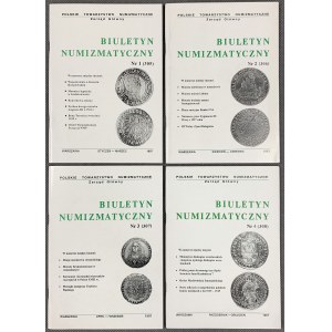 Biuletyn numizmatyczny 1997 - komplet 1-4