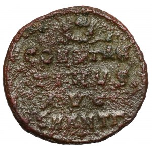 Konstantyn I Wielki (306-337 n.e.) Follis - napisowy - rzadki