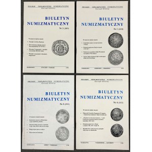 Numismatický bulletin 1998 - sady 1-4