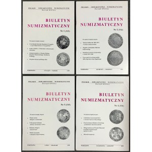 Biuletyn numizmatyczny 1999 - komplet 1-4