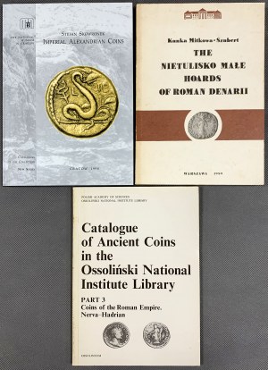 Katalogi monet antycznych (3szt)